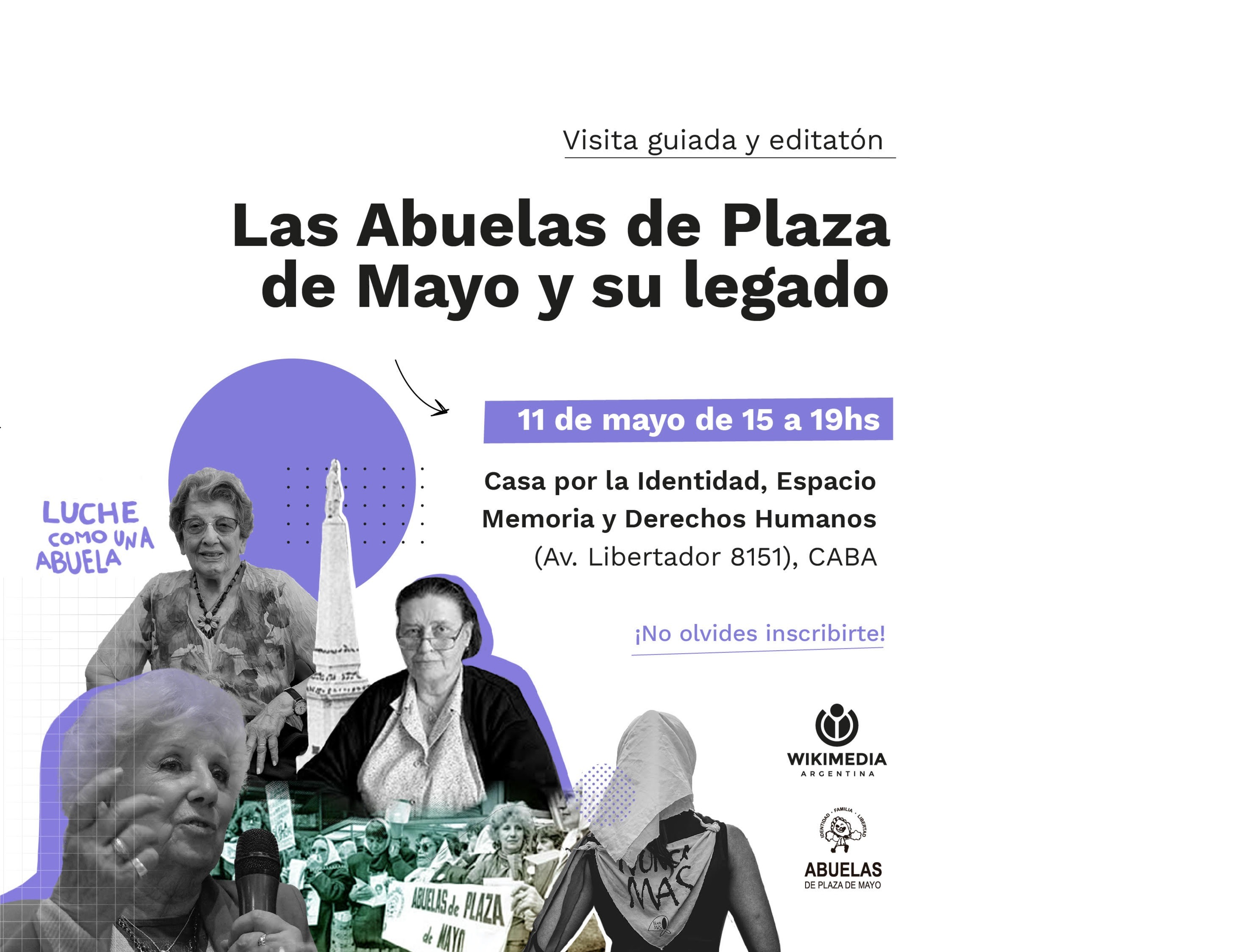 Invitamos al editatón "Las Abuelas y su legado"