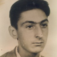 Juan Carlos Pellegrini a los 18 años.