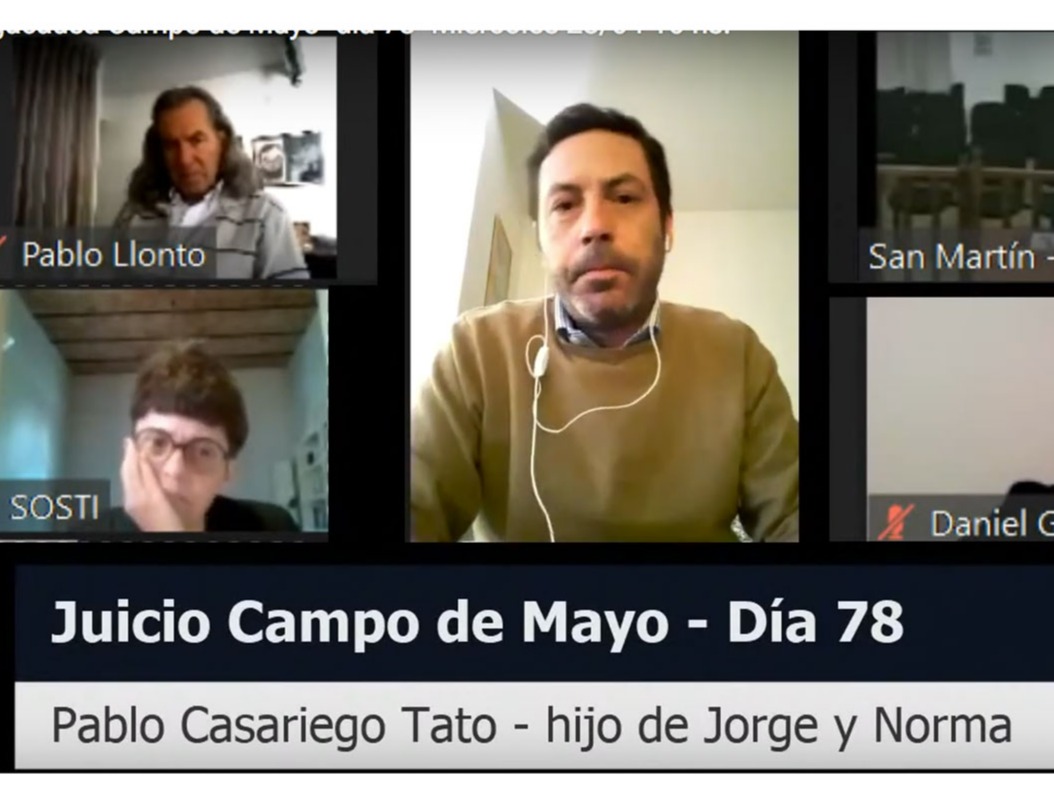 Megacausa Campo de Mayo: declaran Pablo Casariego Tato, Ramiro Menna y Alba Lanzillotto